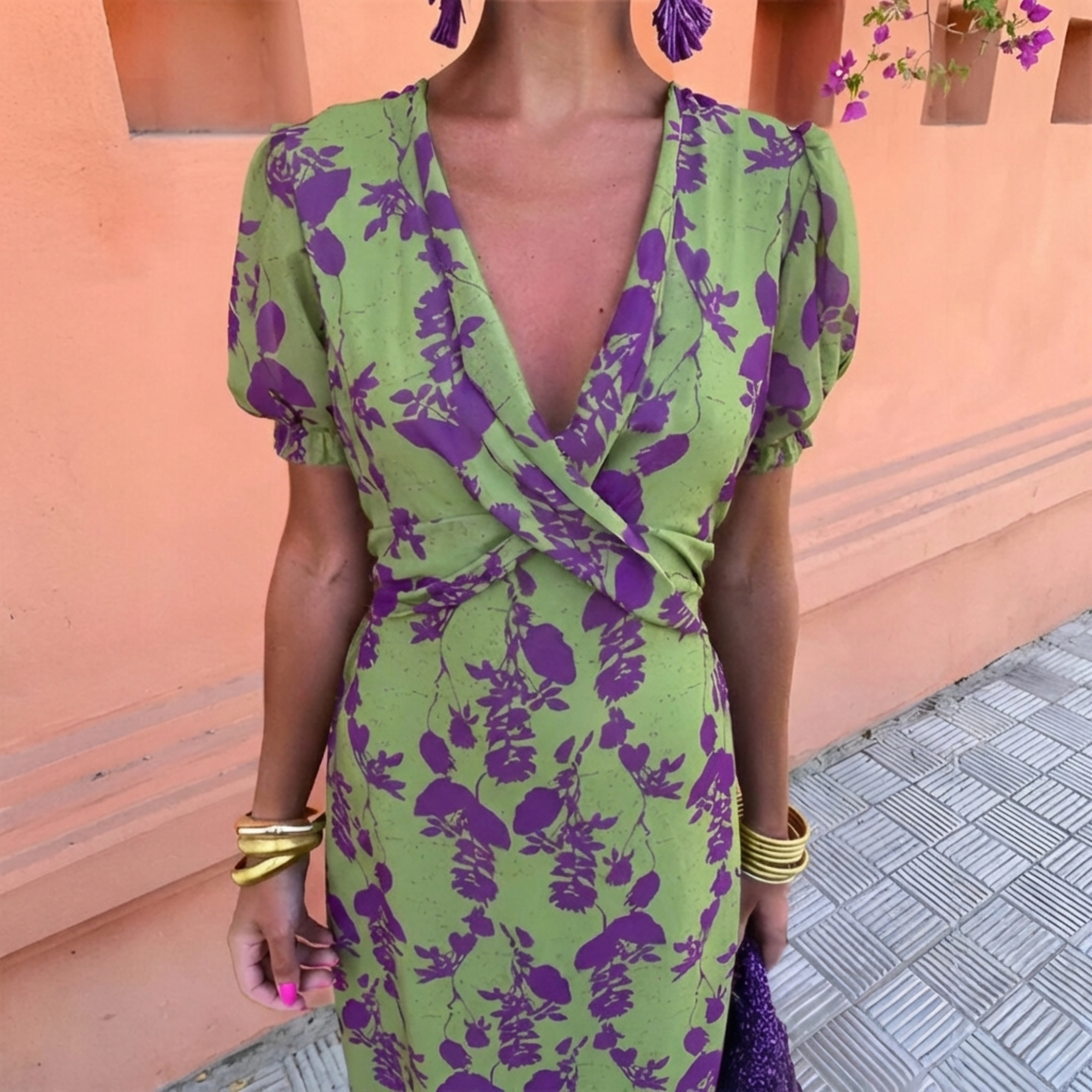 Camila™ - vestido midi con silueta ajustada