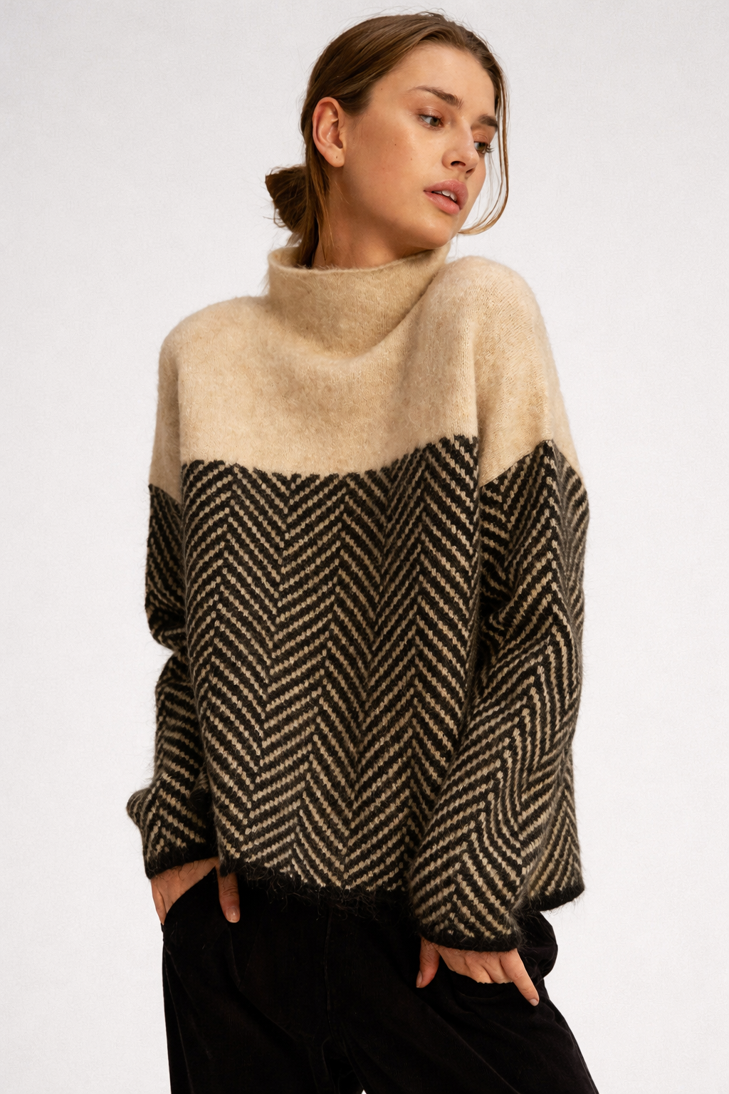 Málaga - Jersey oversize de punto premium