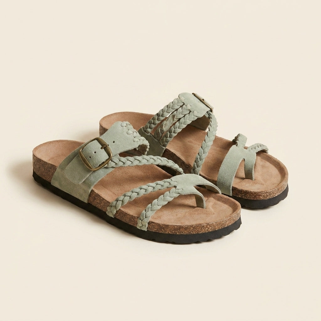 Braids™ / Sandalias de Corcho Trenzada