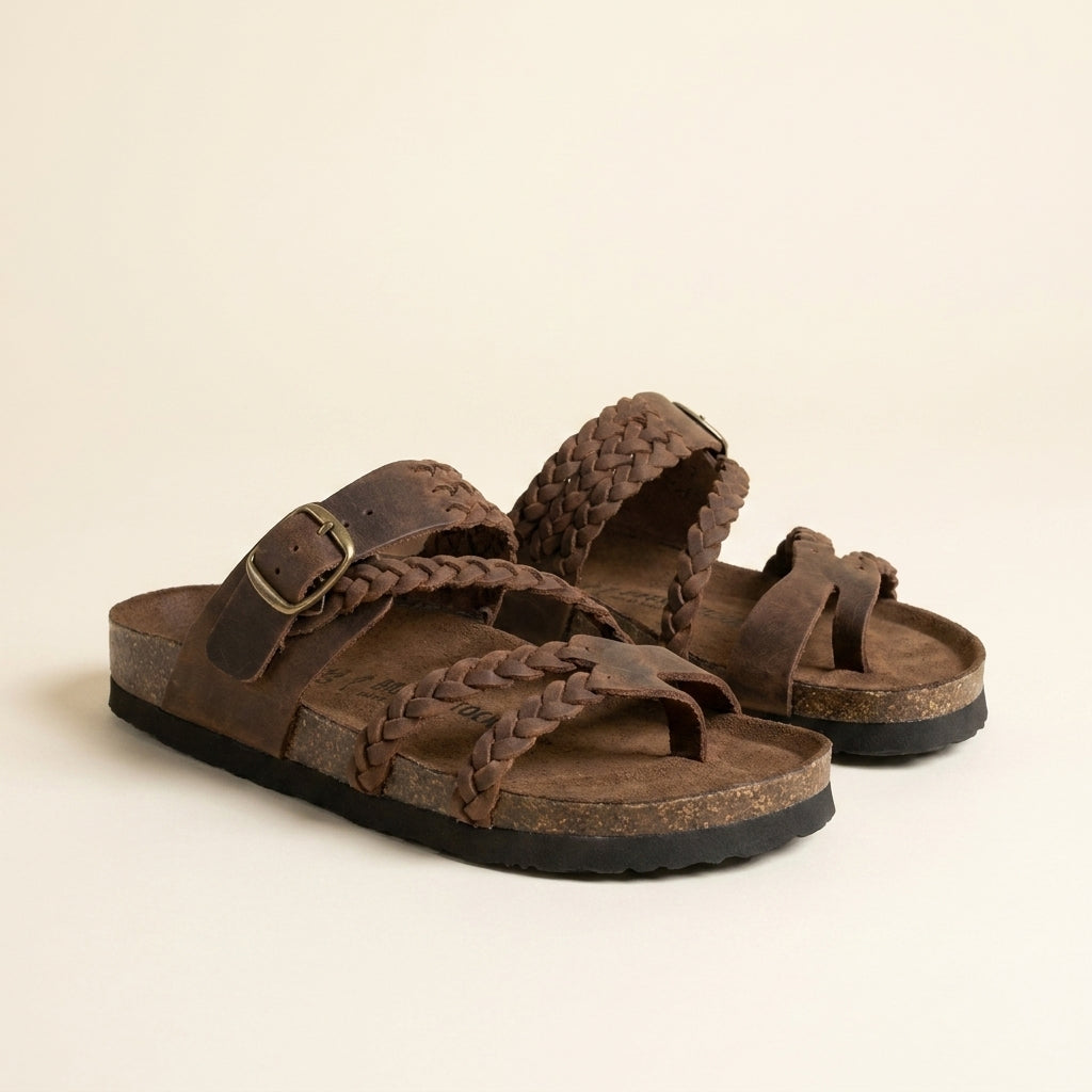 Braids™ / Sandalias de Corcho Trenzada