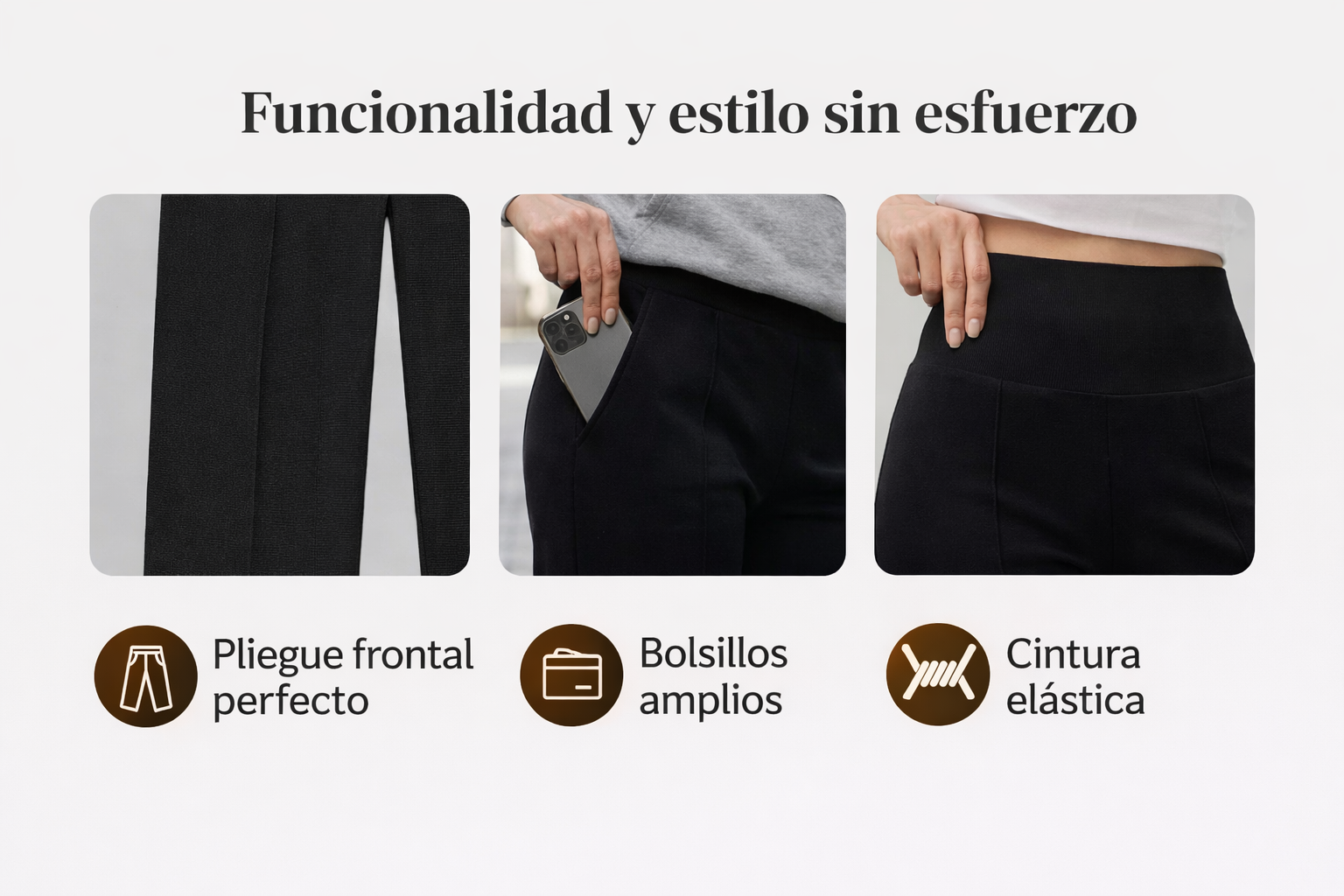 Liberté - pantalones cuya silueta habla por sí sola