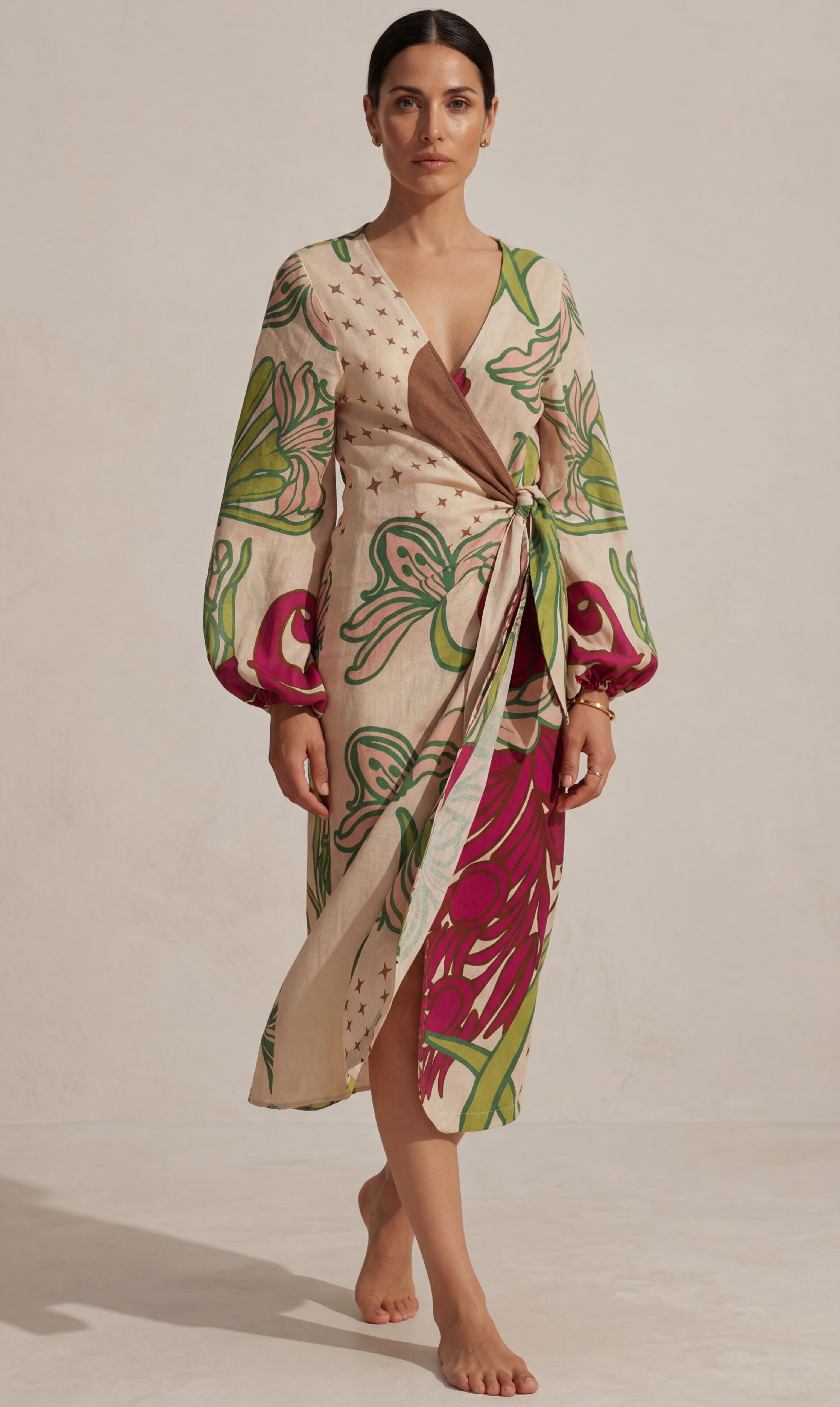 Carmesí Real - vestido de estilo bohemio