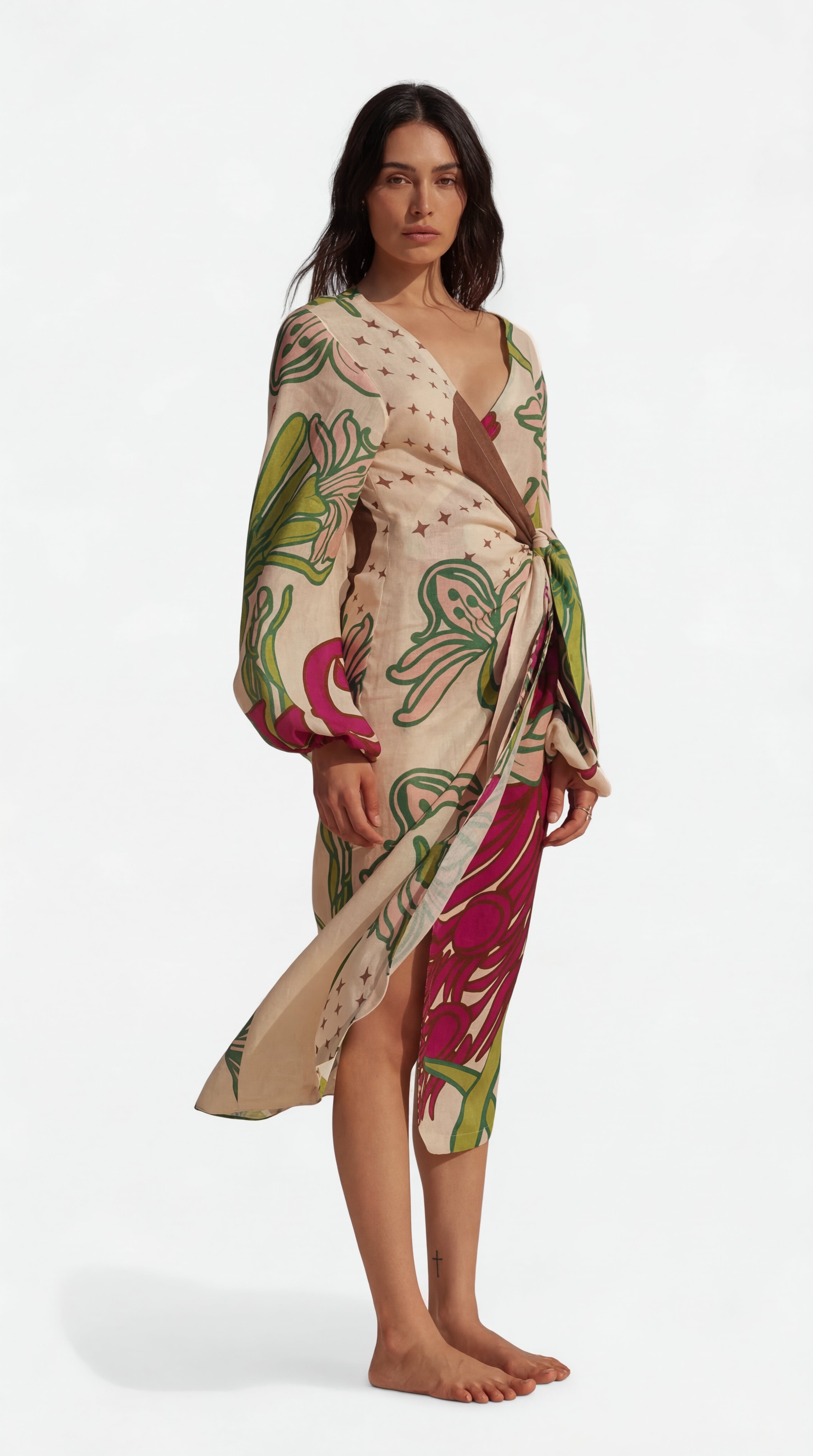 Carmesí Real - vestido de estilo bohemio
