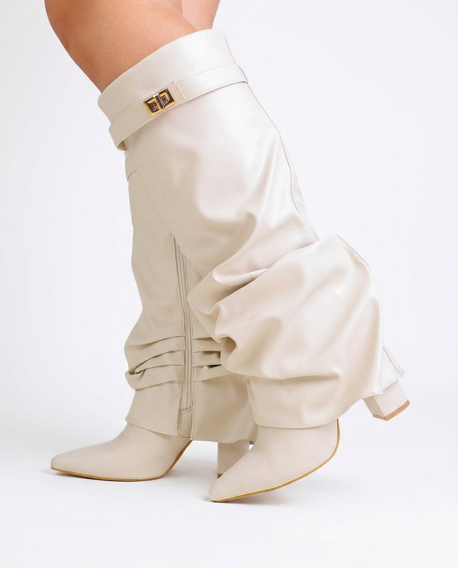 Élancée - bota de cuero hasta la rodilla