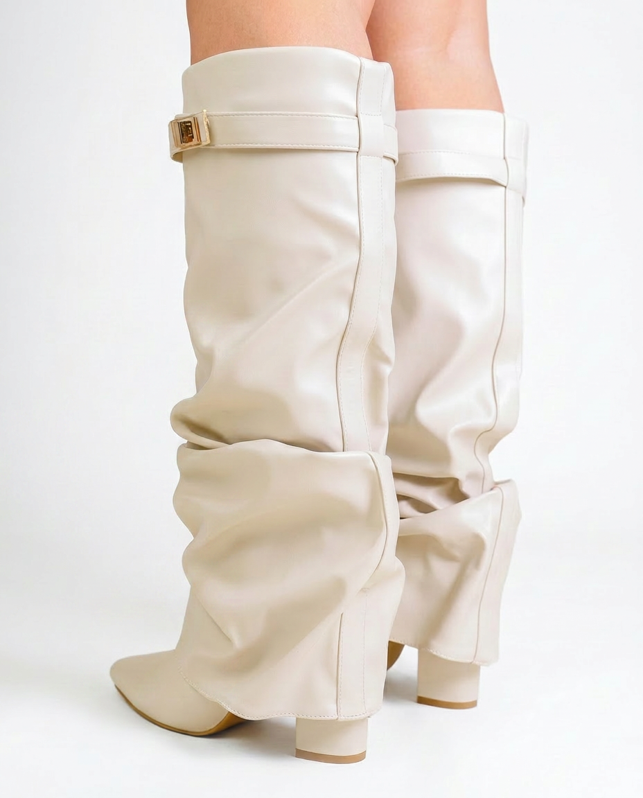 Élancée - bota de cuero hasta la rodilla