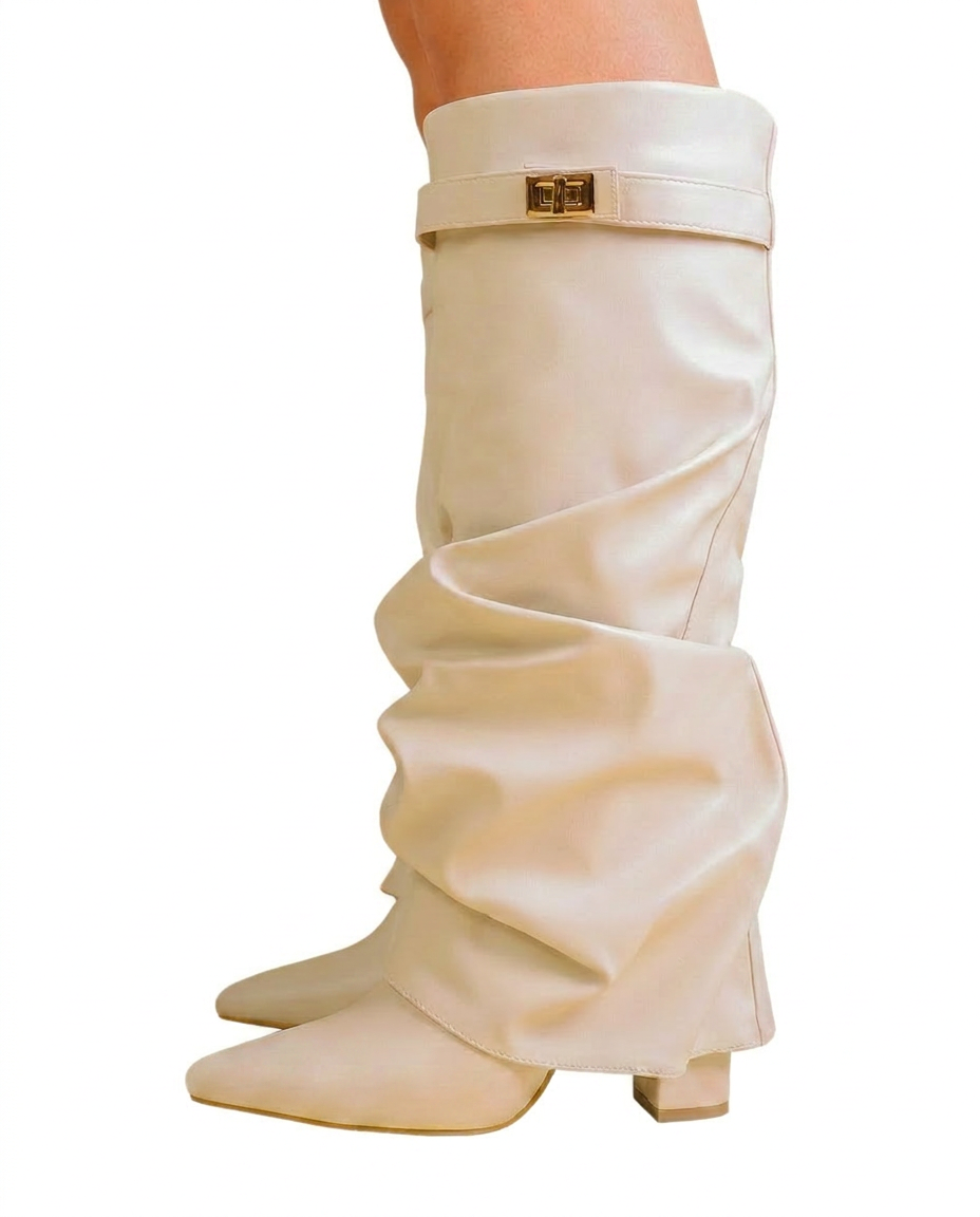 Élancée - bota de cuero hasta la rodilla