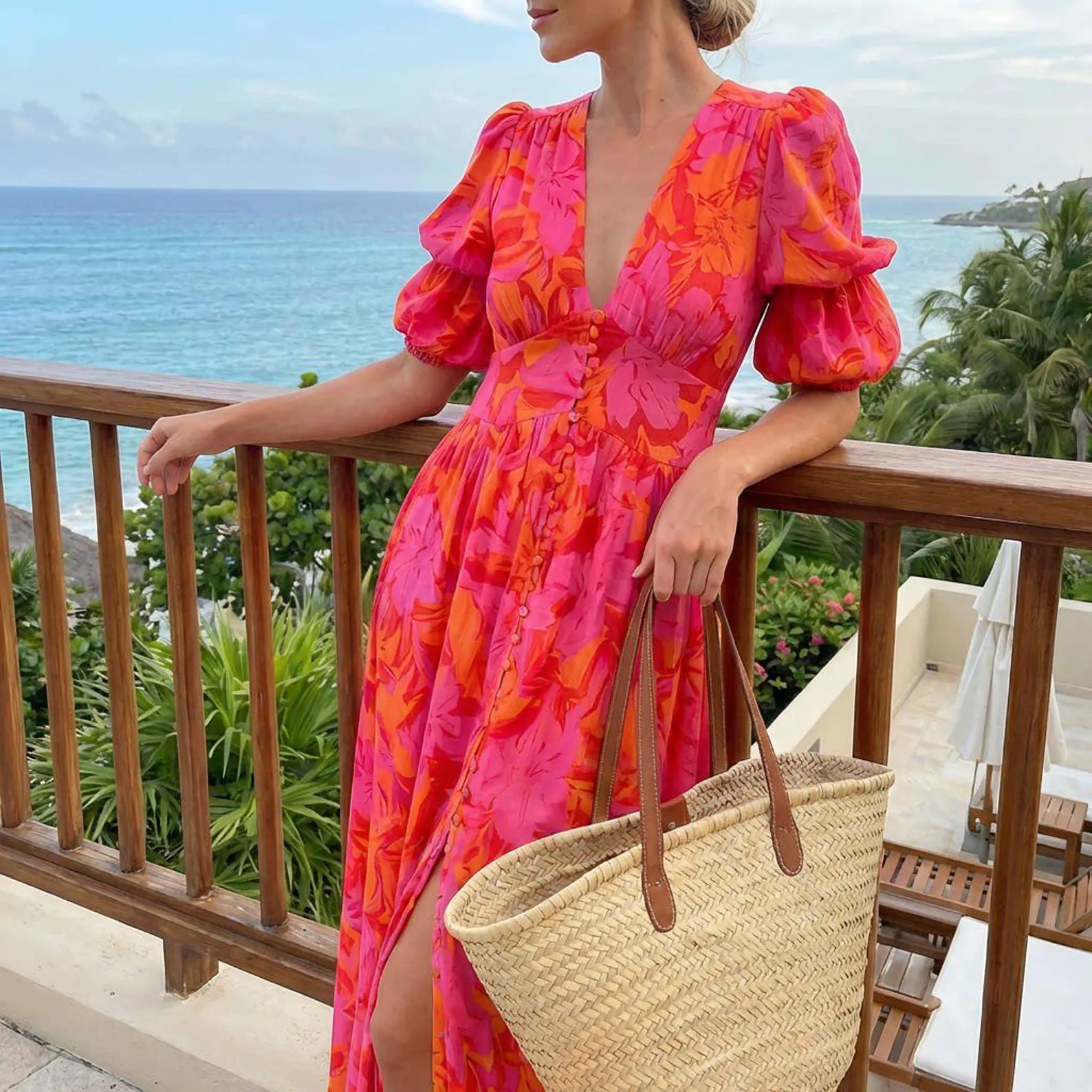 Willow - vestido tropical radiance