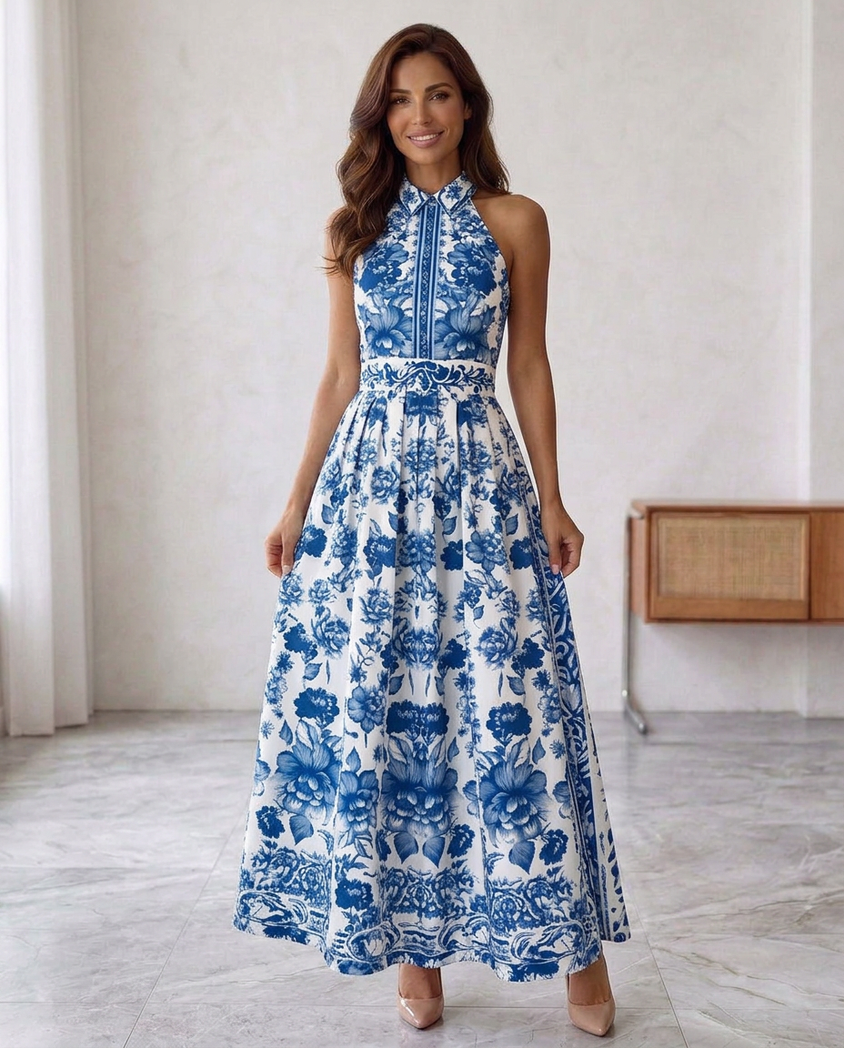 Azur - vestido floral