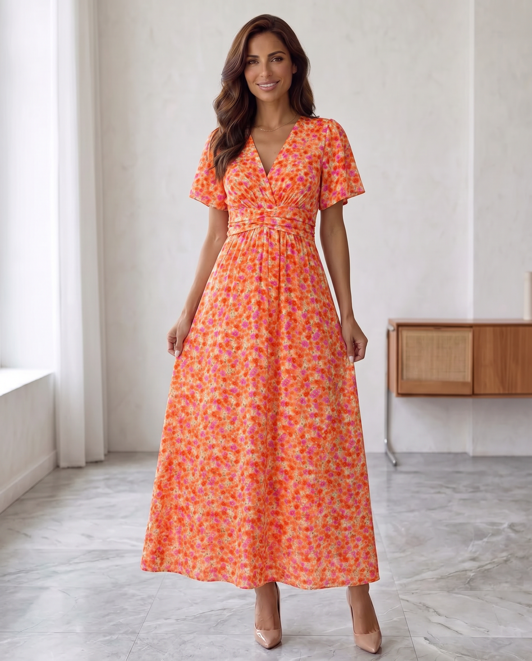 Julieth - vestido floral maxi