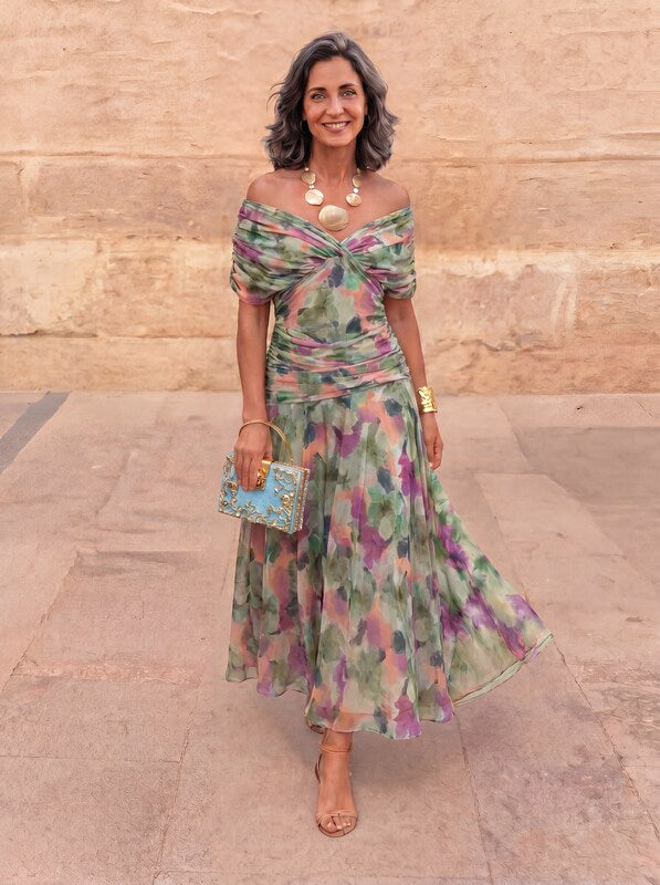 Gitana Moderna - vestido escote en V