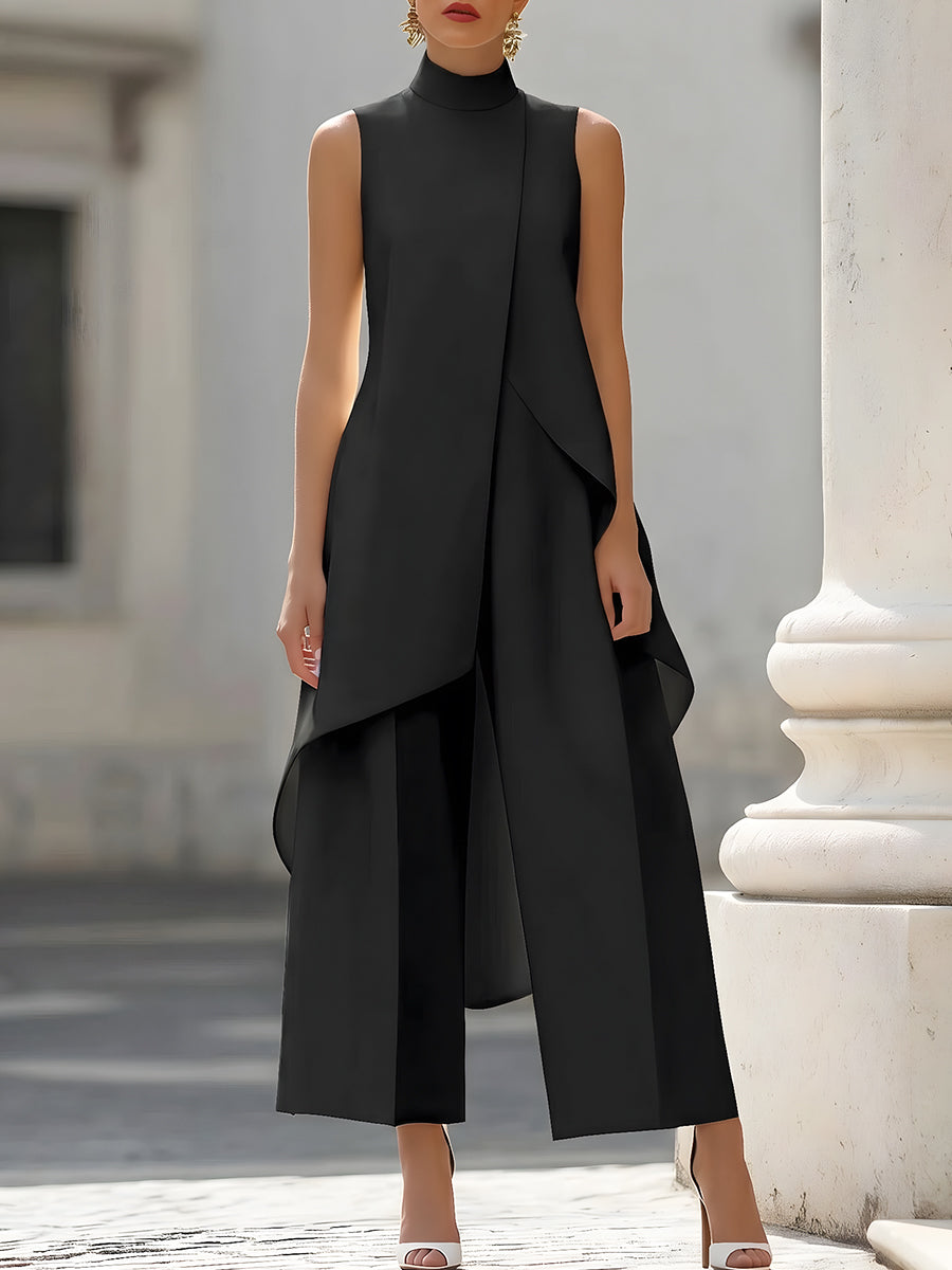 Couture - conjunto elegante con drapeado