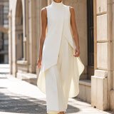 Couture - conjunto elegante con drapeado