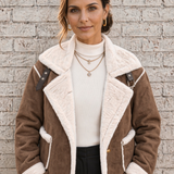 Adela- chaqueta con cuello de borreguito