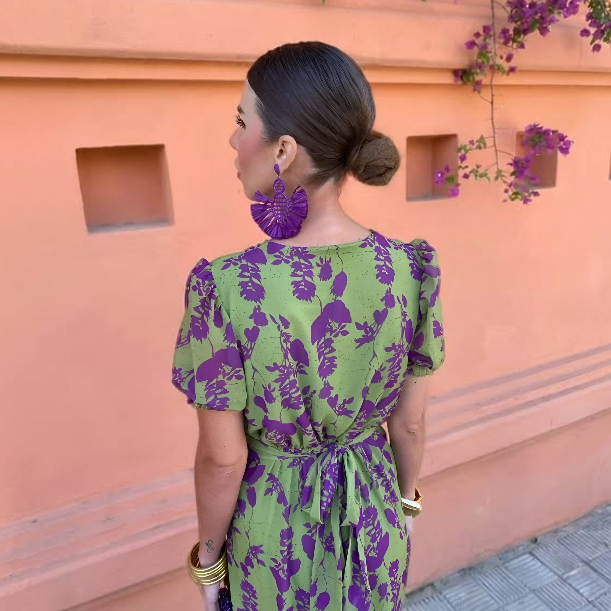 Camila™ - vestido midi con silueta ajustada