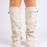 Élancée - bota de cuero hasta la rodilla