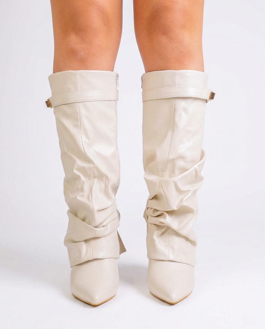 Élancée - bota de cuero hasta la rodilla