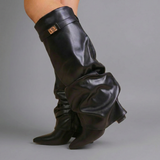 Élancée - bota de cuero hasta la rodilla