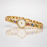Amaranta - reloj de cristales multicolor