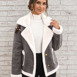 Adela- chaqueta con cuello de borreguito