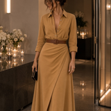 Millie - vestido camisa con solapa