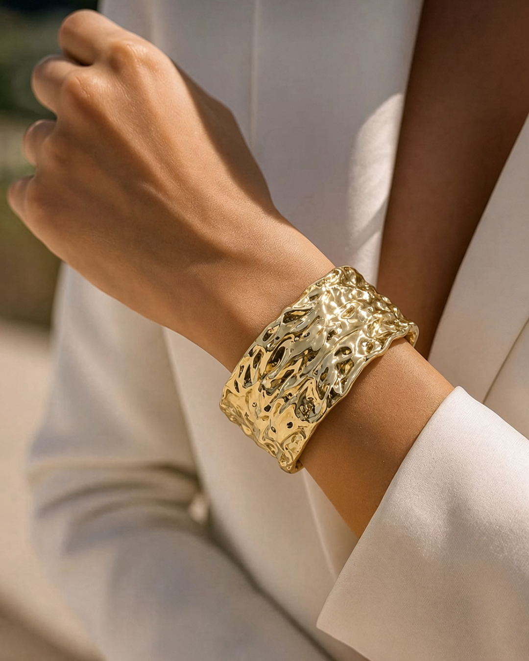 Terra Doré - pulsera con textura
