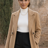 Milano™ - abrigo largo con solapas