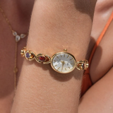 Amaranta - reloj de cristales multicolor