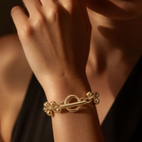 Soléa - pulsera elegante y dorada