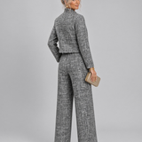 Ángela - conjunto de tweed bicolor