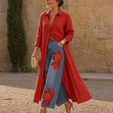 Rosella - conjunto de camisa larga y pantalón floral