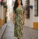 Camila™ - vestido midi con silueta ajustada