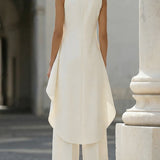 Couture - conjunto elegante con drapeado
