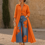 Rosella - conjunto de camisa larga y pantalón floral