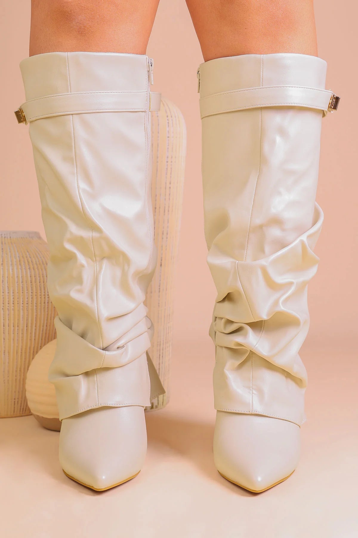 Élancée - bota de cuero hasta la rodilla