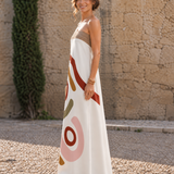 Sóller - vestido Elegancia abstracta y comodidad