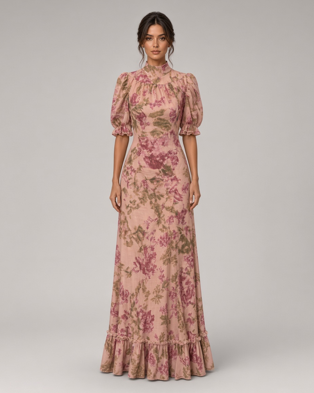 Sevilla Jardín - vestido longo floral