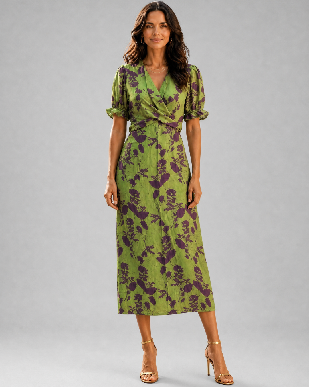 Camila™ - vestido midi con silueta ajustada