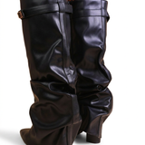 Élancée - bota de cuero hasta la rodilla