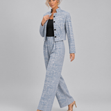 Ángela - conjunto de tweed bicolor