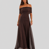 Giorgina - vestido largo con hombros al hombro