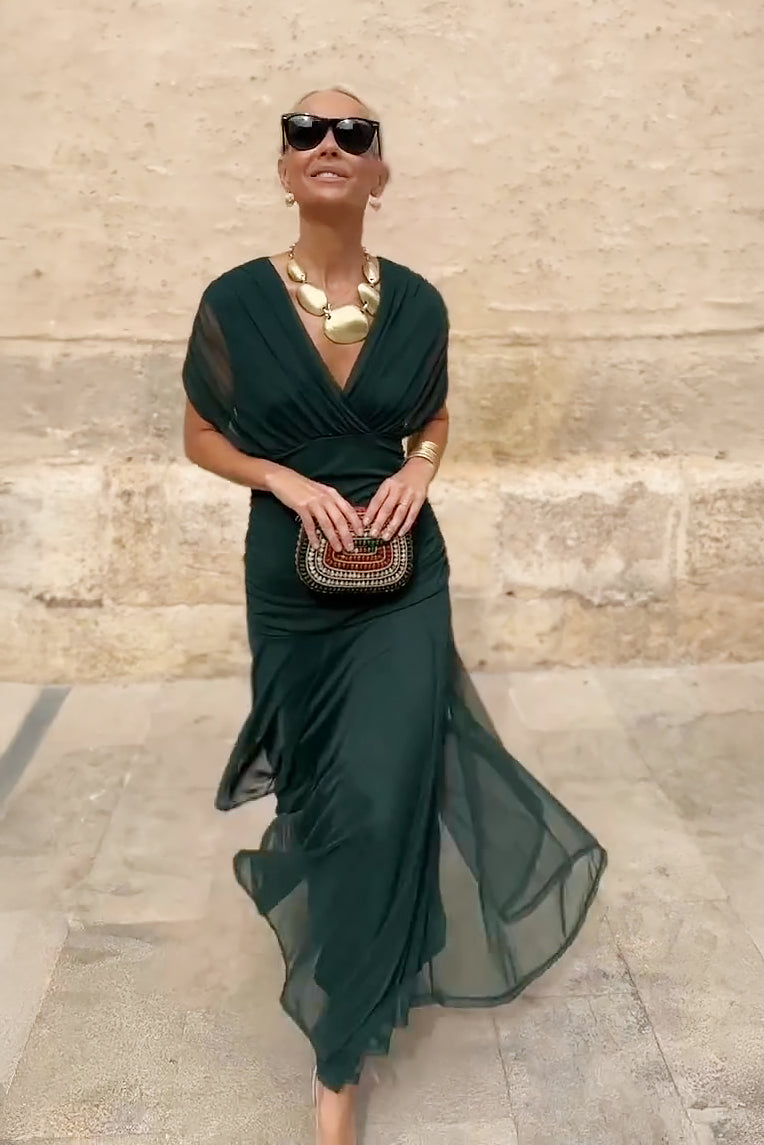 Gitana Moderna - vestido escote en V
