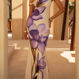 Solara - vestido largo de corte sirena con un solo hombro