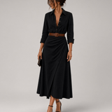 Millie - vestido camisa con solapa