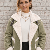 Adela- chaqueta con cuello de borreguito