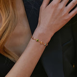 Amara - pulsera de corazones multicolor