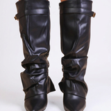 Élancée - bota de cuero hasta la rodilla
