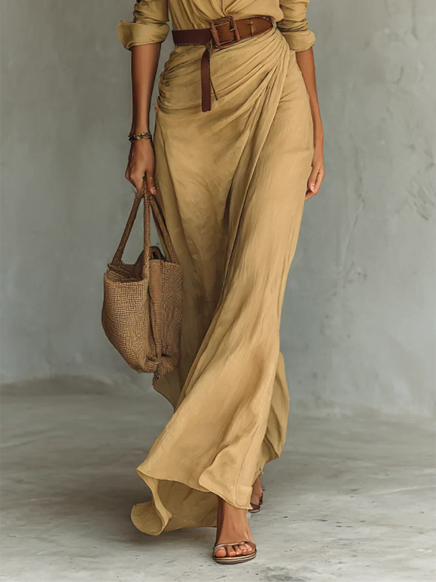 Millie - Vestido camisa con solapa
