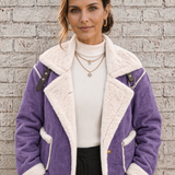 Adela- chaqueta con cuello de borreguito