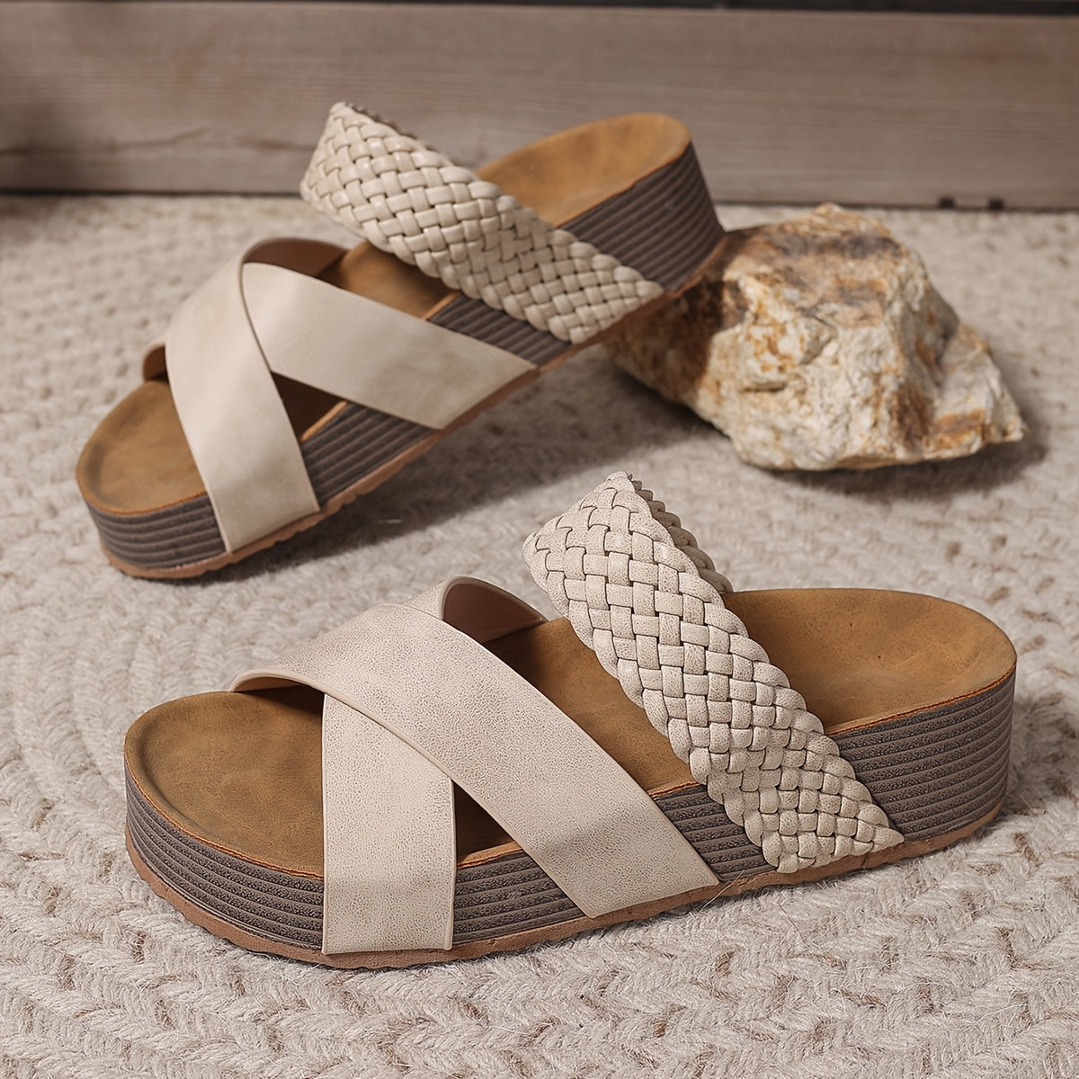 Terra Flex - sandalias de cuero con pisada estable