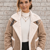 Adela- chaqueta con cuello de borreguito